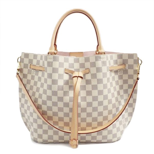 75929 1 Louis Vuitton Girolatta Damier Azur White