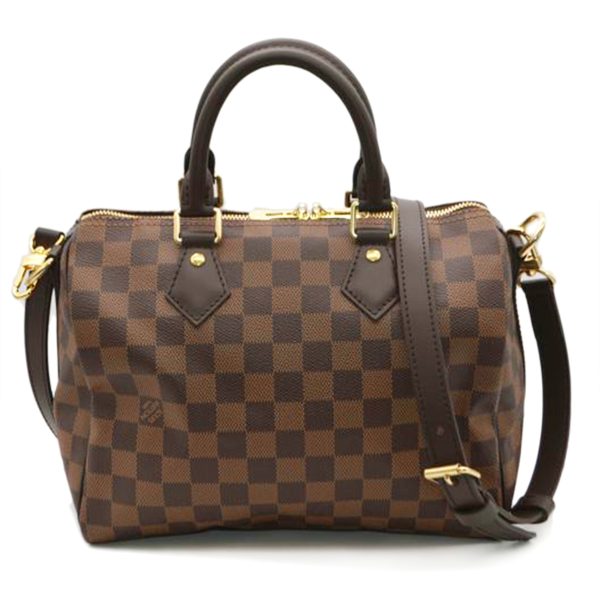 76267 1 Louis Vuitton Speedy Bandouliere 25 Damier Nube Brown