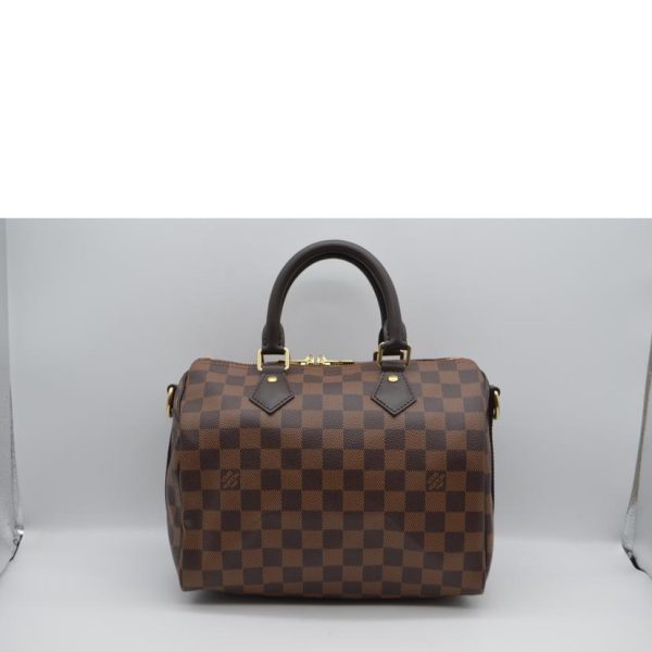 76267 2 Louis Vuitton Speedy Bandouliere 25 Damier Nube Brown