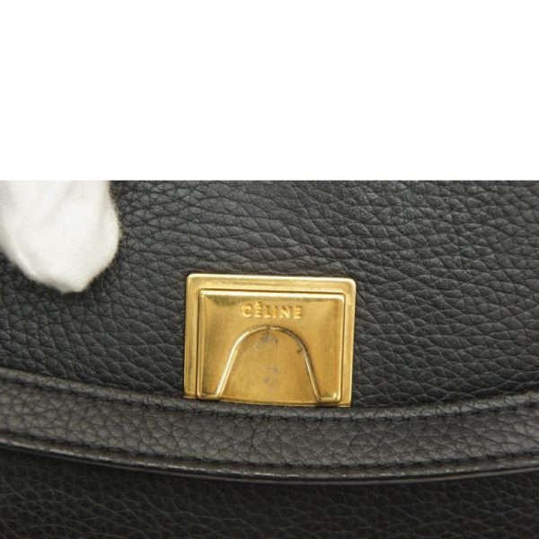 76946 11 Celine Belt Bag Nano Shoulder Bag Black