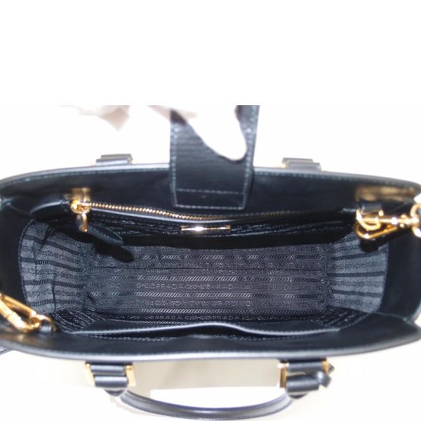 77079 4 Prada Handbag Saffiano Leather Black