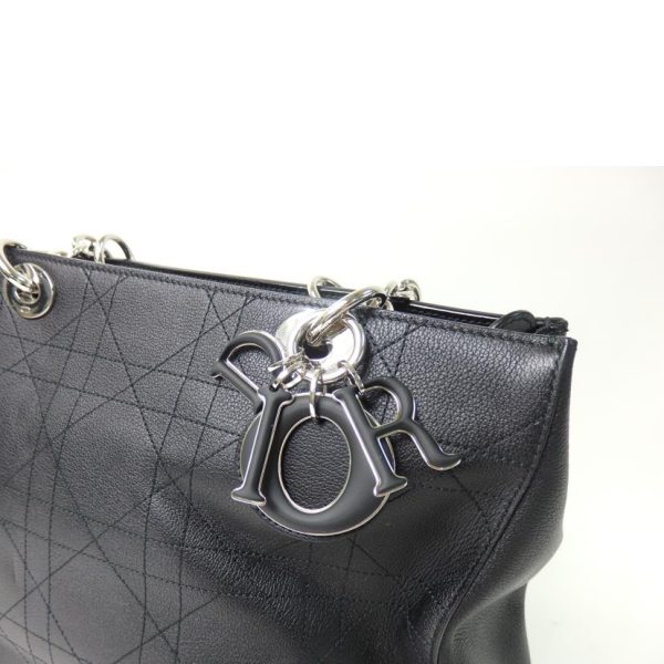 77243 5 Dior Cannage Leather Chain Tote