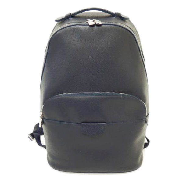 78036 1 Louis Vuitton Anton Backpack Taiga Leather Blue