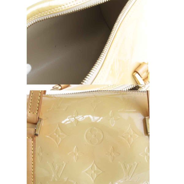 7804240208083t 9 Louis Vuitton Bedford Handbag Vernis Yellow