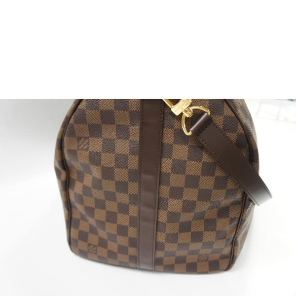 78141 11 Louis Vuitton Keepall Bandouliere 55 Damier Ebene