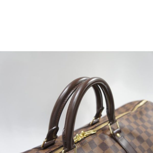 78141 5 Louis Vuitton Keepall Bandouliere 55 Damier Ebene