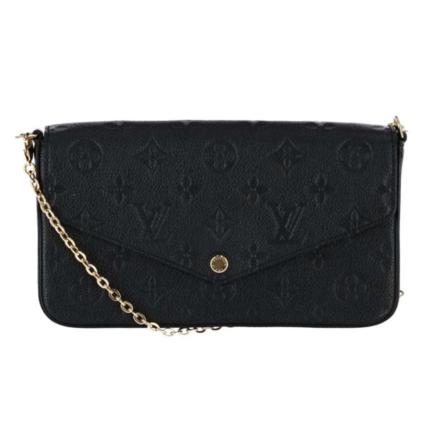 78186 1 Louis Vuitton Pochette Félicie Monogram Empreinte