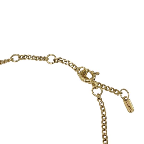 7844 3 Fendi Orlock Rhinestone Bracelet Gold