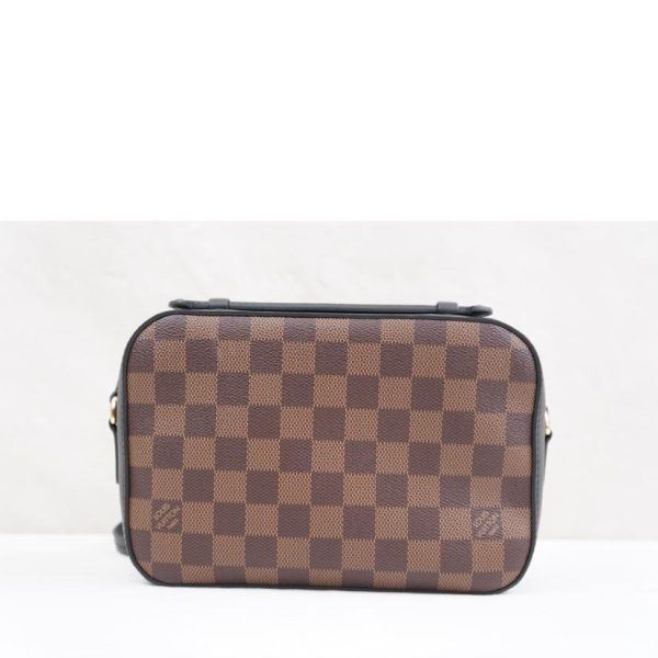 78701 2 Louis Vuitton Santa Monica Damier Ebene Handbag Brown