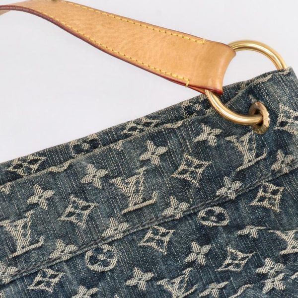 78965 7 Louis Vuitton Daily GM Monogram Denim