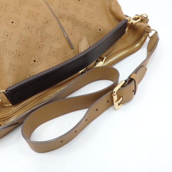 79733 4 Louis Vuitton Selene MM Leather Handbag Beige