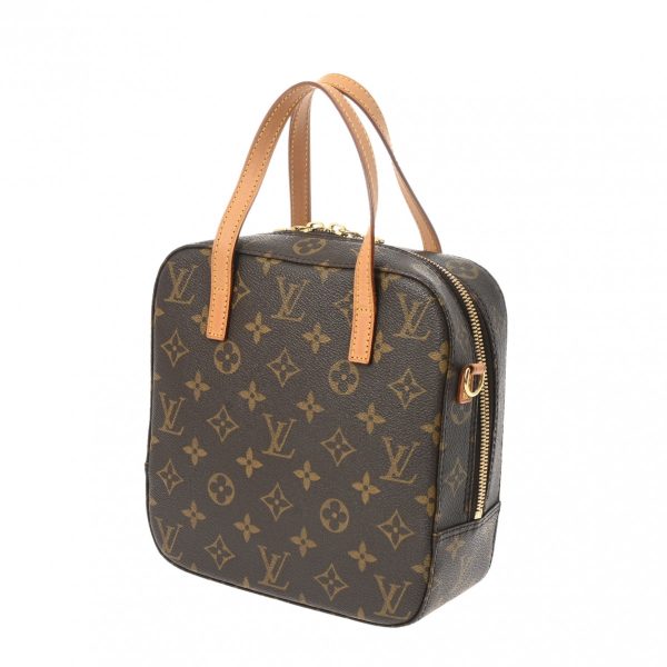 800000121970000 2 Louis Vuitton Monogram Spontini Handbag Brown