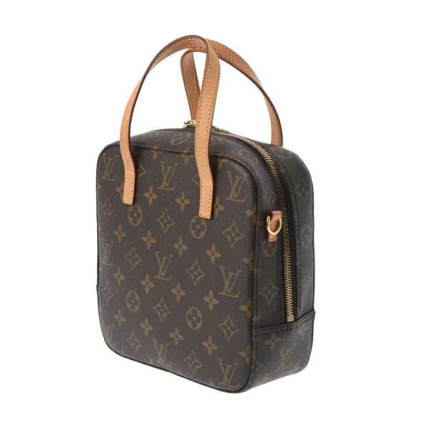 800000121993000 2 Louis Vuitton Monogram Spontini Handbag Brown