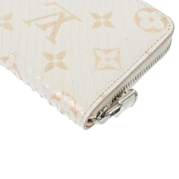 800000122170000 7 Louis Vuitton Exotic Leather Zippy Coin Purse White