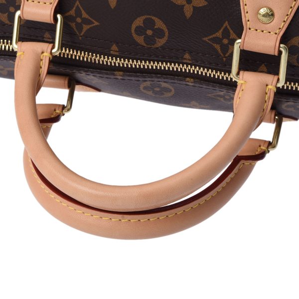 800000122171000 3 Louis Vuitton Monogram Speedy 30 Handbag Brown