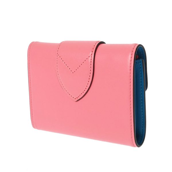 800000122177000 2 Louis Vuitton Portefeuille Pont Neuf Compact Dahlia Trifold Wallet Pink