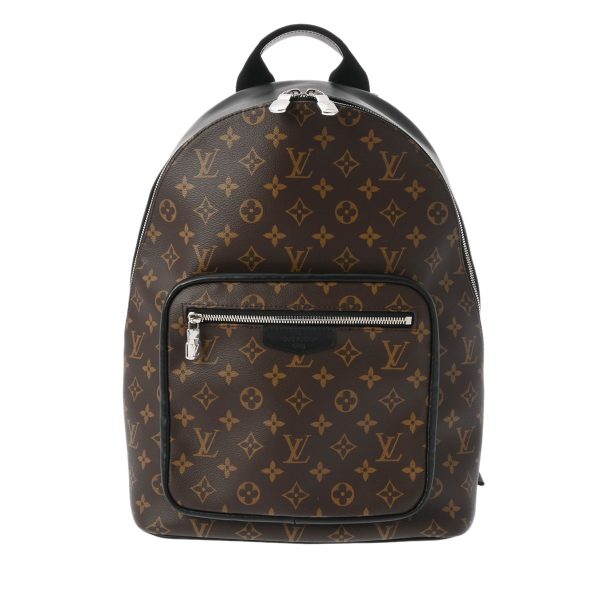 800000122188000 1 Louis Vuitton Monogram Macassar Josh Backpack Brown