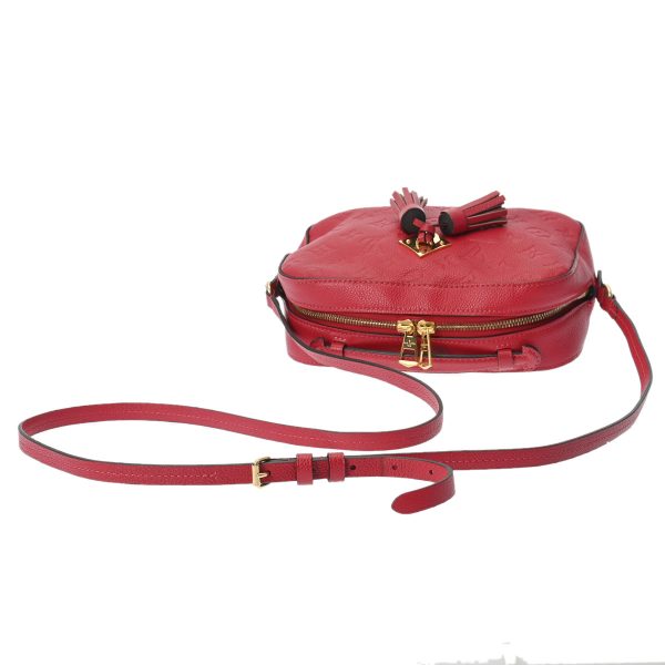 800000122219000 3 Louis Vuitton Empreinte Saintonge Leather Shoulder Bag Red