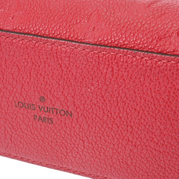 800000122219000 9 Louis Vuitton Empreinte Saintonge Leather Shoulder Bag Red