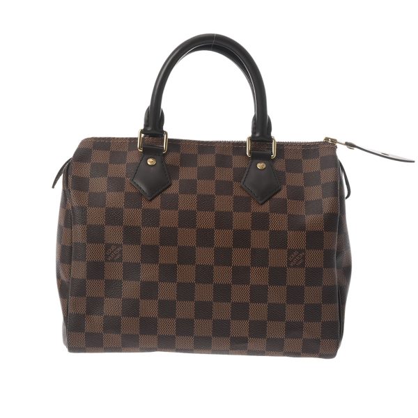 800000122467000 1 Louis Vuitton Damier Speedy 25 Handbag Brown