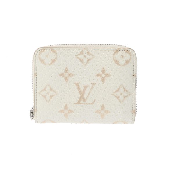 800000122588000 1 Louis Vuitton Exotic Leather Zippy Coin Purse White