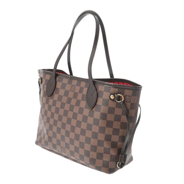 800000122591000 2 Louis Vuitton Damier Neverfull Pm Handbag Brown