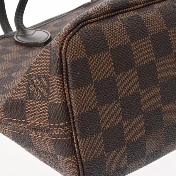 800000122591000 5 Louis Vuitton Damier Neverfull Pm Handbag Brown