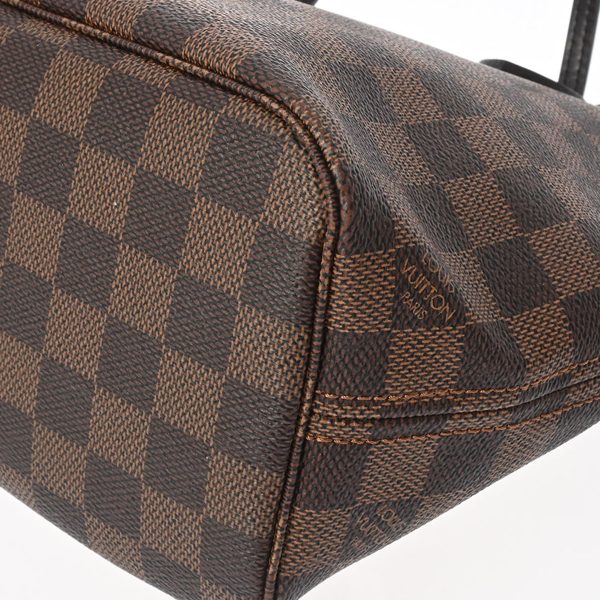 800000122591000 6 Louis Vuitton Damier Neverfull Pm Handbag Brown