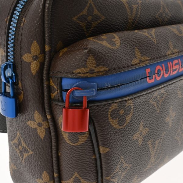 800000122726000 10 Louis Vuitton Monogram Pacific Taiga Bum Bag Brown