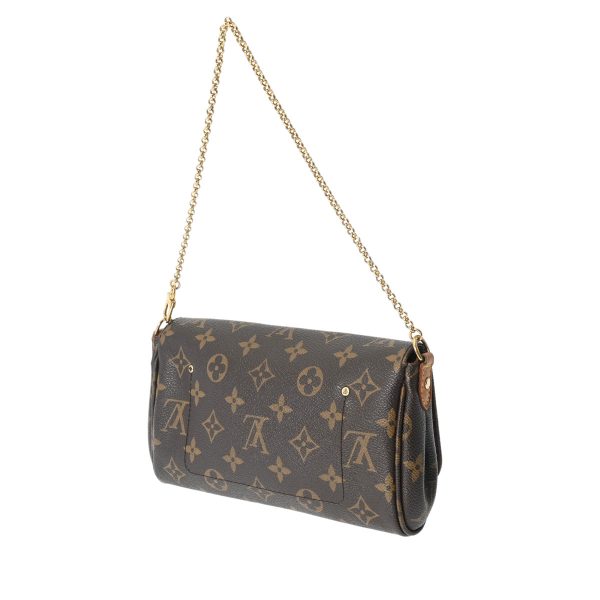 800000122764000 2 Louis Vuitton Favorite PM Monogram Shoulder Bag Brown