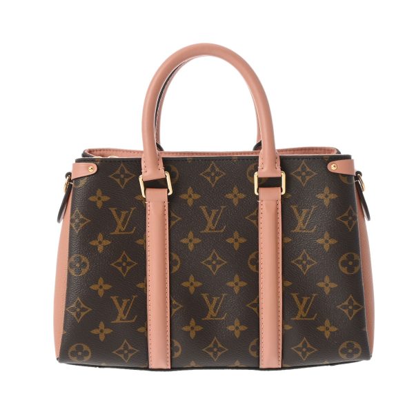 800000122877000 1 Louis Vuitton Monogram Soufflo Bb Peche Handbag Brown