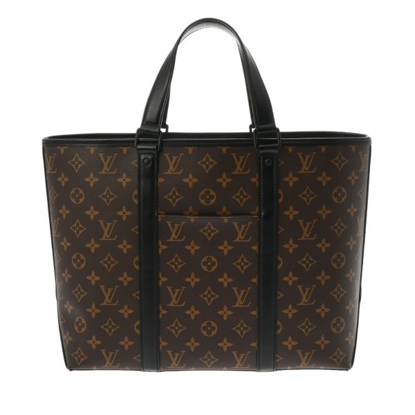 800000122917000 1 Louis Vuitton Monogram Macassar PM Tote Bag Brown Black