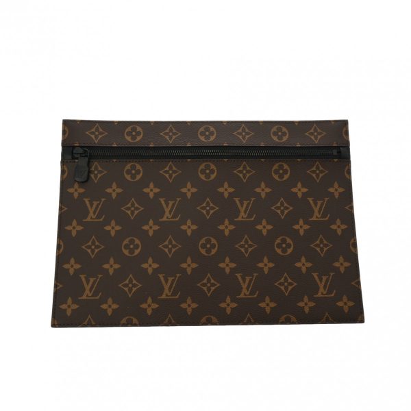 800000122917000 10 Louis Vuitton Monogram Macassar PM Tote Bag Brown Black