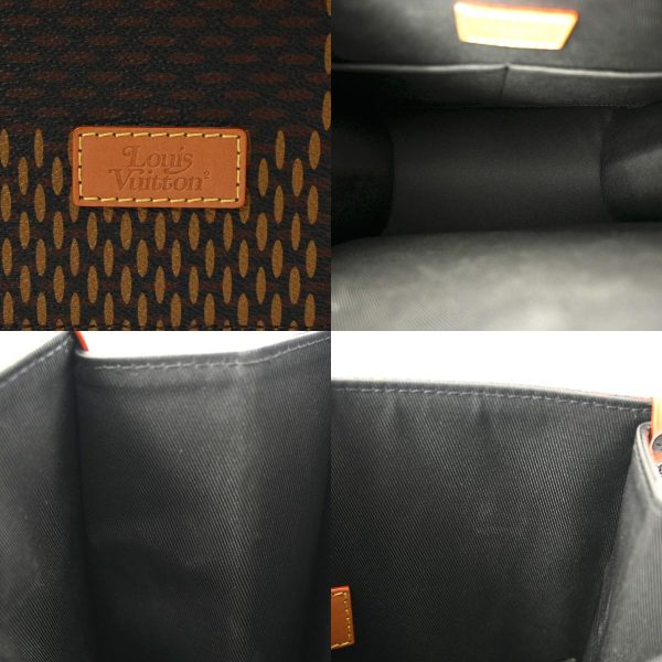 800000122920000 11 c Louis Vuitton Giant Nigo Collaboration Damier Handbag Brown