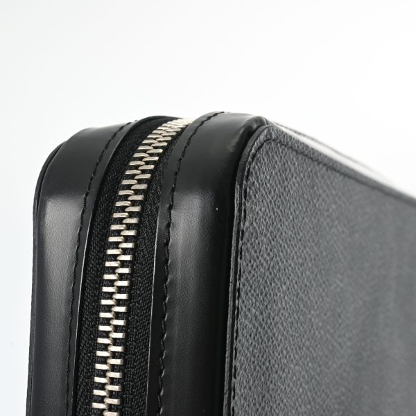 800000122943000 10 Louis Vuitton Damier Graphite Zippy Xl Travel Case Black Gray