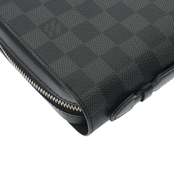 800000122943000 6 Louis Vuitton Damier Graphite Zippy Xl Travel Case Black Gray