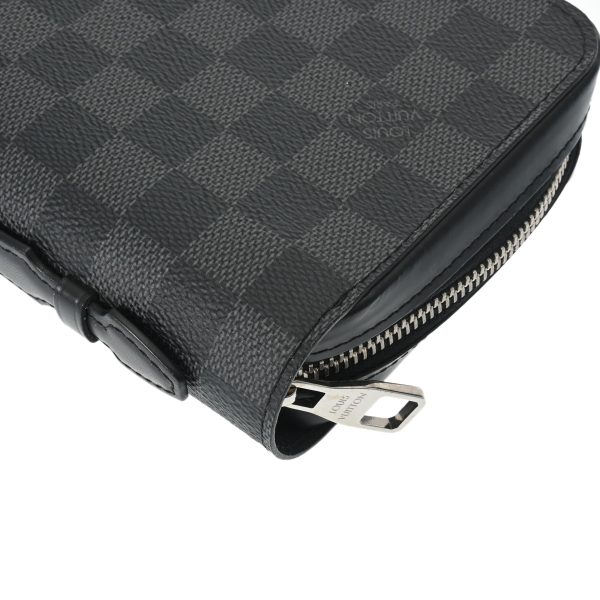 800000122943000 7 Louis Vuitton Damier Graphite Zippy Xl Travel Case Black Gray