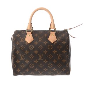 800000122960000 1 Louis Vuitton Speedy 25 Damier Ebene Bag Brown