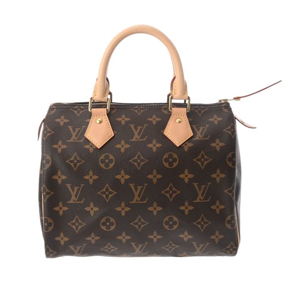 800000122960000 1 Louis Vuitton Speedy 25 Monogram Handbag Brown