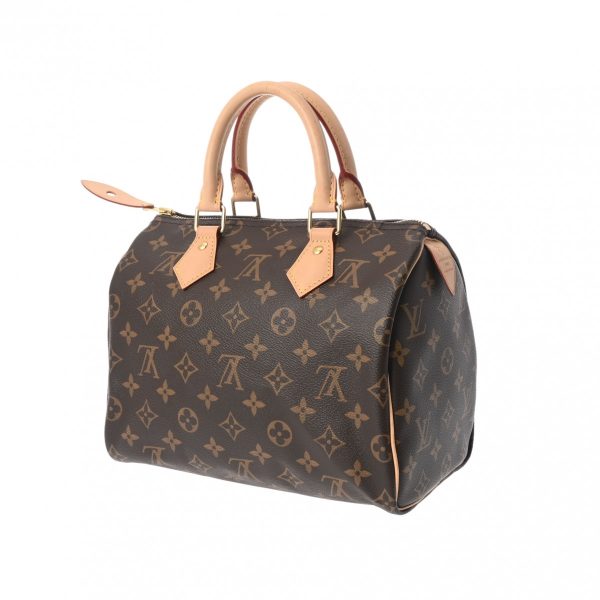 800000122960000 2 Louis Vuitton Speedy 25 Monogram Handbag Brown