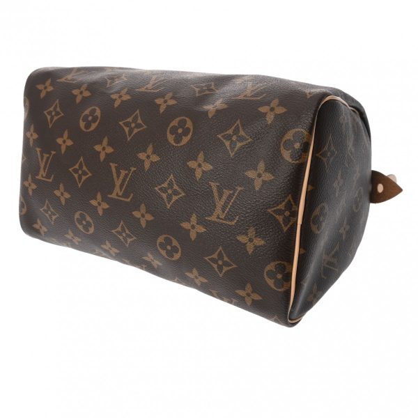 800000122960000 6 Louis Vuitton Speedy 25 Monogram Handbag Brown