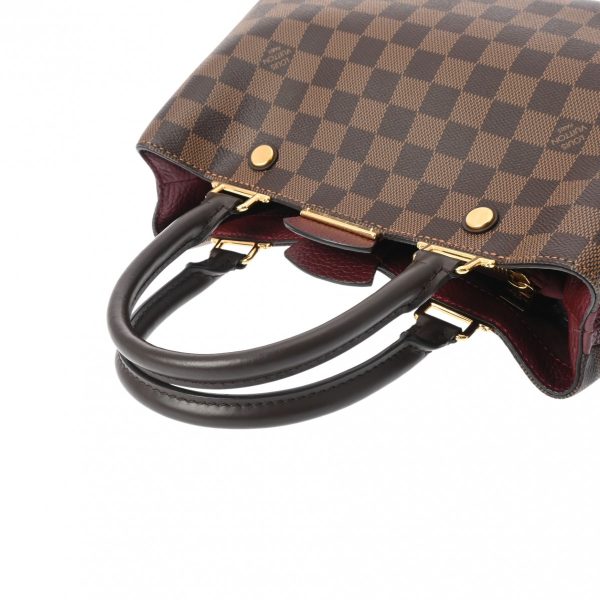 800000122964000 3 Louis Vuitton Brittany Damier Canvas Handbag Brown