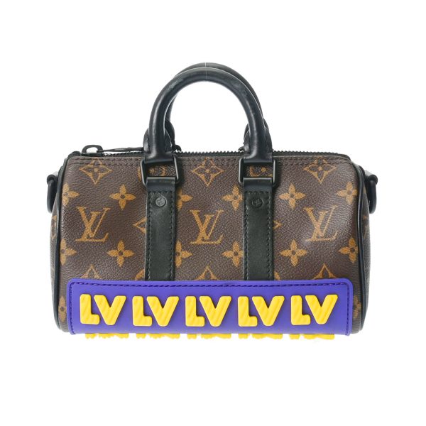 800000123012000 1 Louis Vuitton Monogram Keepall Xs Handbag Brown Black