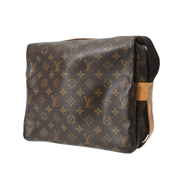 800000123036000 2 Louis Vuitton Naviglio Monogram Shoulder Bag Brown