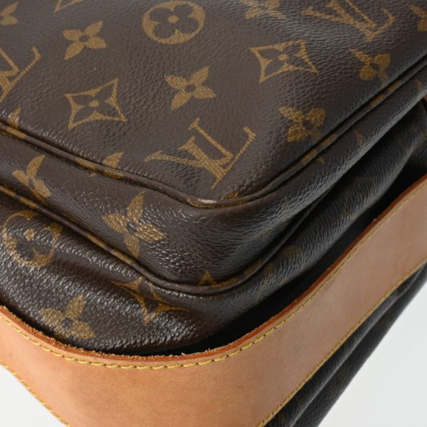 800000123036000 5 Louis Vuitton Naviglio Monogram Shoulder Bag Brown