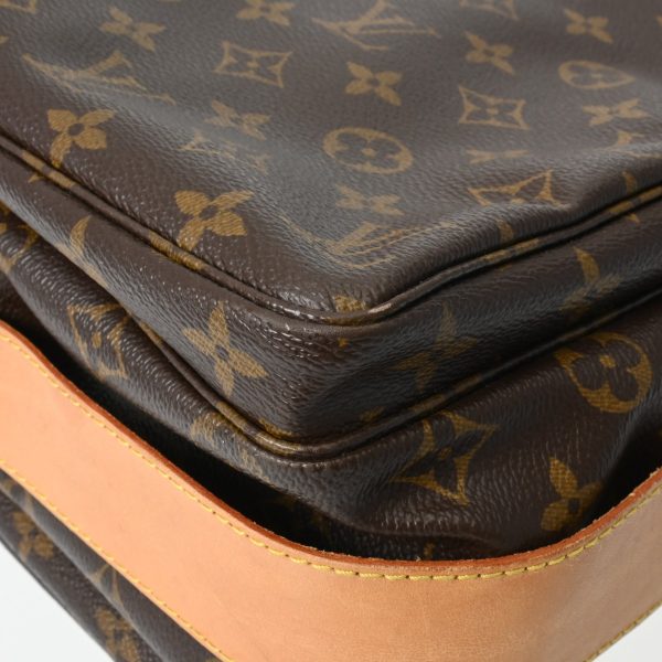 800000123036000 6 Louis Vuitton Naviglio Monogram Shoulder Bag Brown