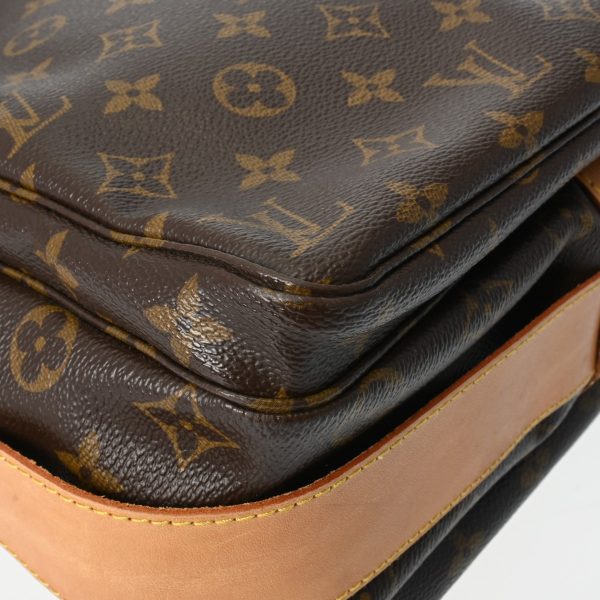 800000123036000 7 Louis Vuitton Naviglio Monogram Shoulder Bag Brown