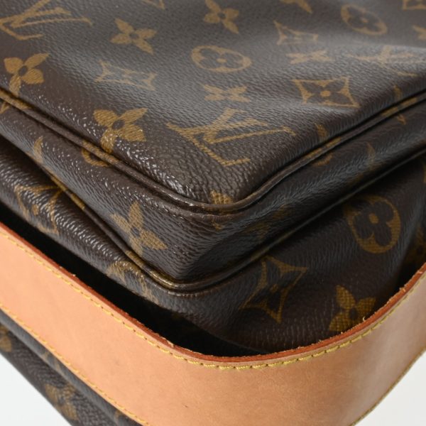 800000123036000 8 Louis Vuitton Naviglio Monogram Shoulder Bag Brown