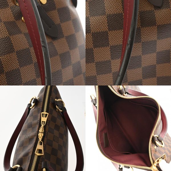 800000123044000 11 c Louis Vuitton Rimington Damier Canvas Handbag Brown