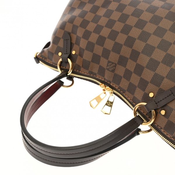 800000123044000 3 Louis Vuitton Rimington Damier Canvas Handbag Brown